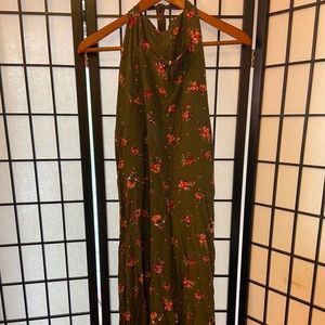 Cute floral print jumpsuit